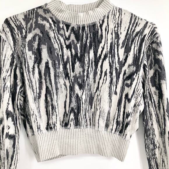 TWENTY Montreal Pollock Hyper Reality Cropped Crewneck Sweatshirt - Picture 2 of 8